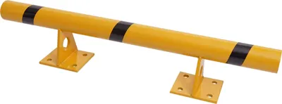 Produktbild von Rammschutz-Balken MCW-J51, Wandschutz Prallschutz, mit Bolzenanker Metall 20x100x14cm gelb-schwarz