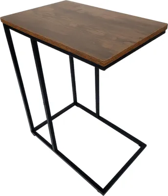 Zdjęcie produktu dla Stolik ciemny brąz nocny loft do salonu sypialni BEGRYF 50x35x60
