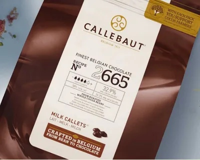 Produktbild von CALLEBAUT Receipe No. 2665 - Kuvertüre Callets, Vollmich Schokolade, 32,8% Kakao 2,5kg