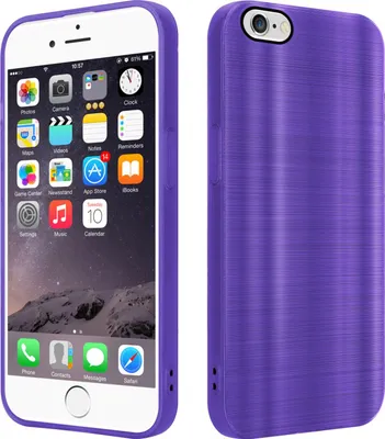 Produktbild von Cadorabo Hülle für Apple iPhone 6 / 6S Schutz Hülle in Lila Handyhülle TPU Silikon Etui Case