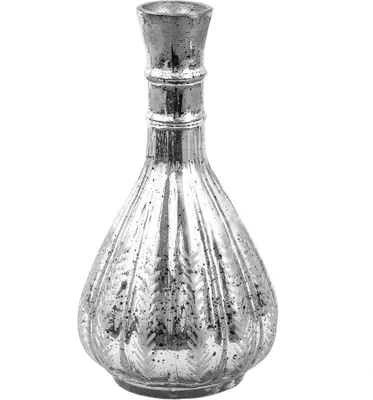 Produktbild von Clayre & Eef Vase Ø 13x25 cm Silberfarbig Glas