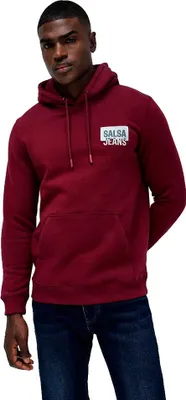 Obrázek produktu pro Salsa Jeans French Terry mikina s kapucí Regular Fit Red M Man Red M