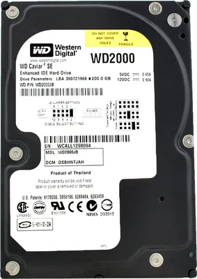 Produktbild von Festplatte WD WD2000JB 200GB 8Mb Cache 7200Rpm Ata 3.5'' Zoll