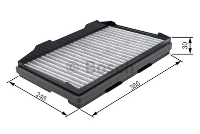Produktbild von Bosch Filter, Innenraumluft 1 987 432 182