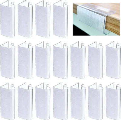 Productafbeelding van 30Pcs Tafelrok Klemmen Set, voor Tafels 3/4" - 1", met Haak en Lussysteem, voor Bruiloft