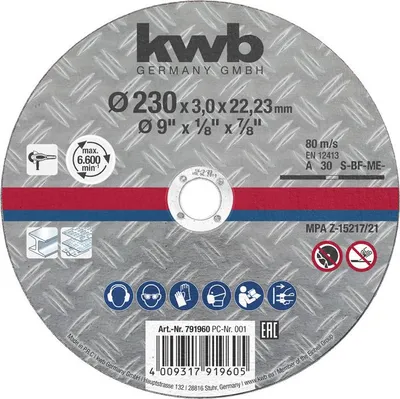 Obrázok produktu pre kwb 791993 Rezný kotúč rovný 355 mm 1 ks