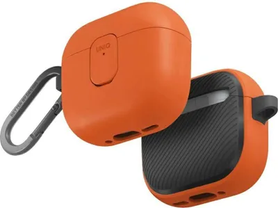 Imagen del producto de Funda Uniq Clyde con cierre para AirPods 4 - Naranja