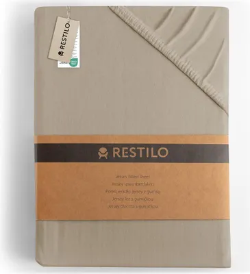 Immagine prodotto di Lenzuolo con angoli 100% cotone Camera da letto Lenzuola Lenzuolo 180-200x200 Cappuccino