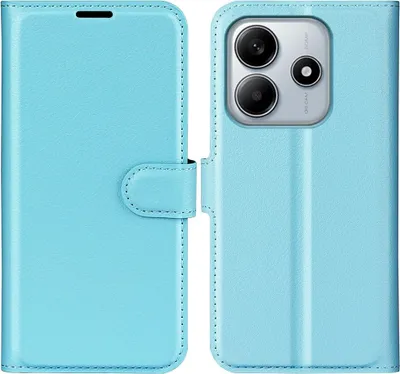 Produktbild von Xiaomi Redmi Note 14 5G Hülle - Coverup Klapphülle - Hellblau
