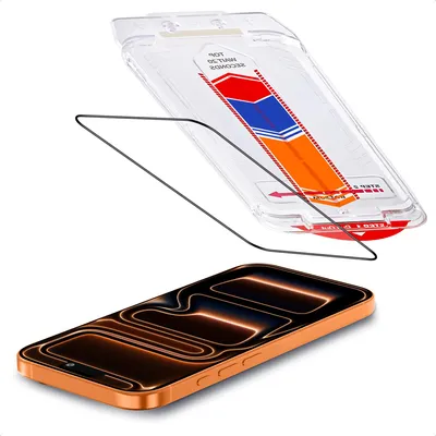 Productafbeelding van Accezz Gehard Glas Screenprotector met Applicator - 2-pack voor de Apple iPhone 17 Pro Max