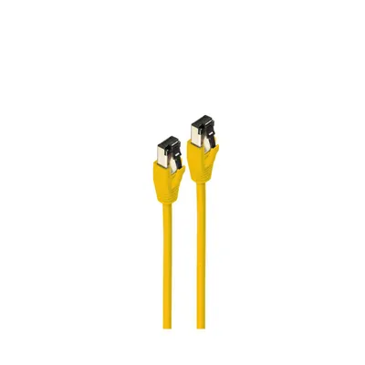 Produktbild von shiverpeaks BS08-41012 Netzwerkkabel Gelb 0,5 m Cat8.1 F/FTP (FFTP) (BS08-41012)
