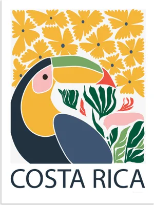 Produktbild von ARTland Wandbild Alu für Innen & Outdoor Costa Rica Größe: 90x120 cm