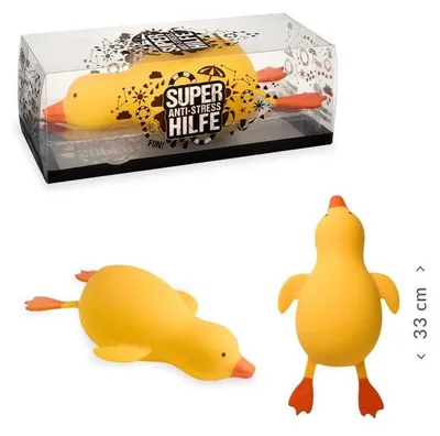 Produktbild von Trendhaus XXL Anti-Stress Sofort-Hilfe Drück den Stress einfach weg! Diese lustige Anti-Stress Ente im XXL-Format nimmt dir schon
