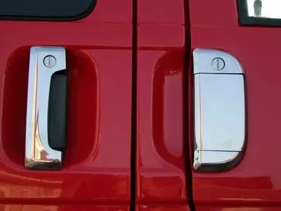 Für VW T4 ab 1991-2003 4x Edelstahl Türgriff + 2x Schiebetüre Blenden Abdeckung in der Farbe von Recambo e.K.