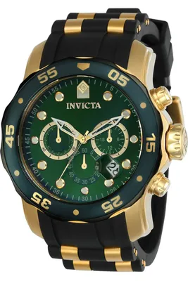 Obrázok produktu pre Invicta Pro Diver - SCUBA 17886 Pánske Hodinky - Quartz Hnutie - Nerezová Oceľ so Zeleným Ciferníkom - 48 mm