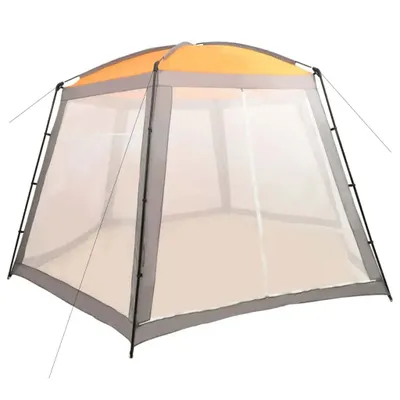 Image de Tente de piscine Toile 500x433x250 cm Gris