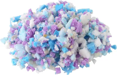 Imagen del producto de Relleno de espuma triturada, 2,3 kg, para pufs y tapicerías