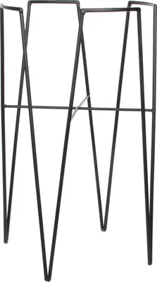 Image de Mica Decorations Blom Support pour plantes - L30 x l30 x H50 cm - Métal - Noir