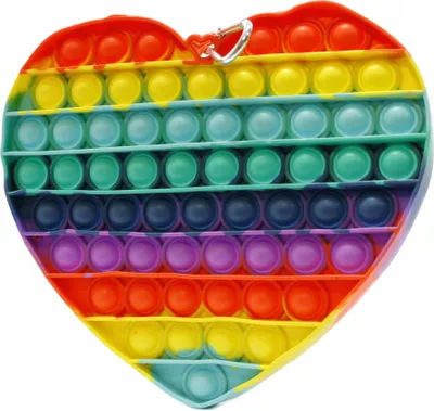 Produktbild von Push Pop It Fidget Toy Herz - Sensorisches Antistress Spielzeug zur Entspannung & Ruhe