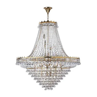 Obrázek produktu pro Lustr Versailles Classic Steel Gold Glass 19 světel E14