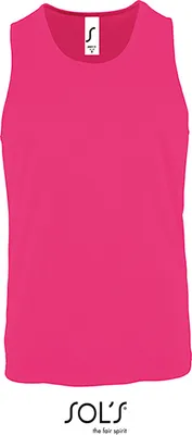 Produktbild von SOLs 02073 | Herren Sports Tank Top Sporty - Farbe: Neon Pink - Größe: M