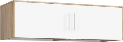 Immagine prodotto di Nadställning Garderob S150 in Rovere Sonoma e Bianco con 2 Porte e 2 Ripiani