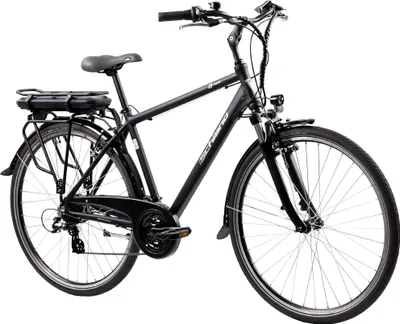 Produktbild von Schiano Ride Trekking E Bike 28 Zoll Pedelec Damen Herren 160-170 cm Elektrofahrrad 21 Gänge 375 Wh E Fahrrad Trekkingrad schwarz