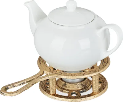 Image de relaxdays Chauffe-eau antique en or