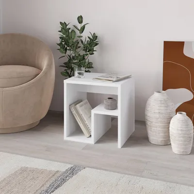 Obrázok produktu pre Skye Decor, kvalitný príkonový stolík (3 kusy), farba: dub Sapphire, 100% melamín | 1001