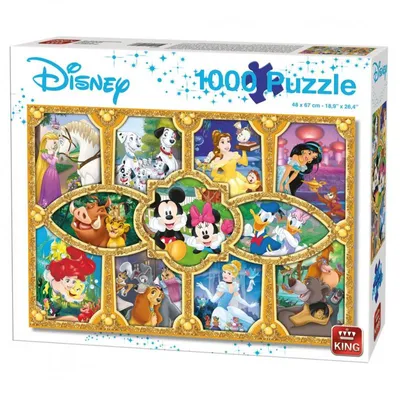 Obrázok produktu pre King 5279 Walt Disney Magic Moments Detské puzzle 1000 dielikov 48x67cm