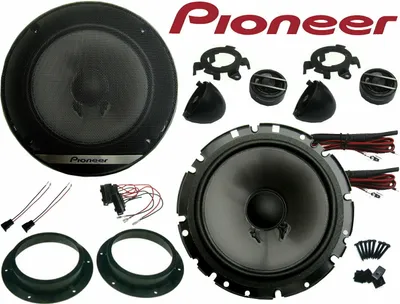 Produktbild von Pioneer 2wege passend für VW T5 T6 03-20 Lautsprecher Set Tür Vorn 300 Watt