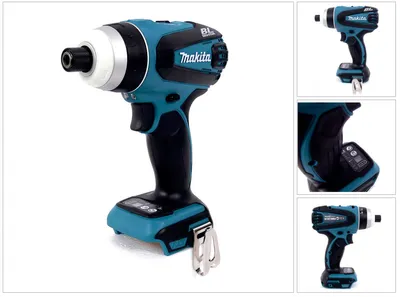 Produktbild von Makita DTP 141 Z Akku Quadroschrauber 18 V 150 Nm 1/4" Brushless Solo - ohne Akku, ohne Ladegerät
