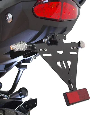 Produktbild von alpha Technik Kennzeichenhalter Kawasaki Versys 1000, LZT00B für Versys 1000 LZT00B EURO4