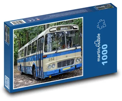 Obrázok produktu pre Puzzle 1000 Starý autobus v meste - martinpuzzle