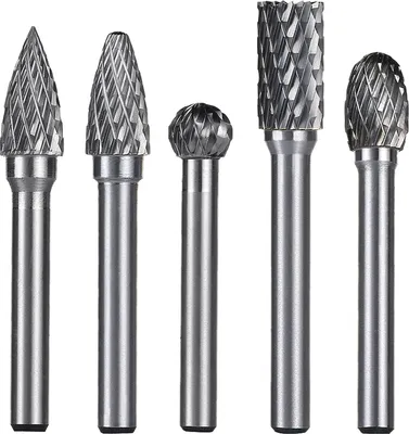 Produktbild von 5 tlg. Frässtifte Set Schlichtfräser Fräser 6x10mm Oberfräser Fräser Aufsatz