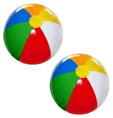 Imagen del producto de Globo inflable, disponible en tamaños de 16, 20 y 24 pulgadas, de colores variados, ideal para la playa