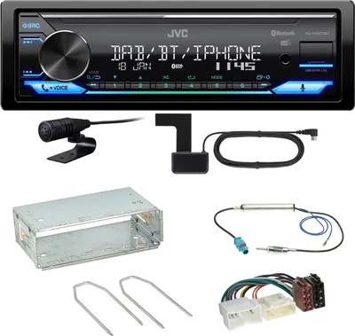 Produktbild von JVC KD-X482DBT Bluetooth Digitalradio Einbauset für Mercedes Citan W415