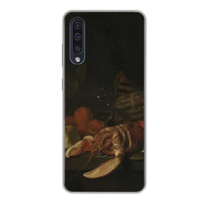 Produktbild von MuchoWow® Handyhülle Schutzhülle Hülle für Samsung Galaxy A50 Stilleben - Gemälde von Jan Davidsz. de Heem Silikon Softcase Handy Hülle - Mobiltelefonhülle