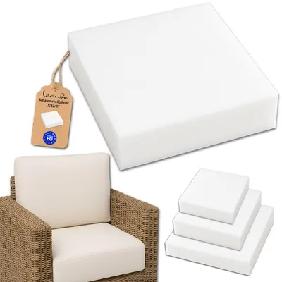 Produktbild von LEANBE Schaumstoffplatte – Hochwertiger Schaumstoff für vielseitige Anwendungen - 40 x 40 x 5 cm