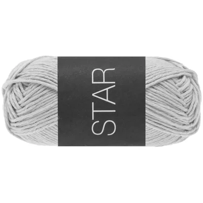 Produktbild von Lana Grossa STAR 50 g klassisches Topflappengarn 100 % Baumwolle 90 m Farbe 038 - Hellgrau