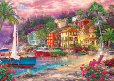 Zdjęcie produktu dla ART PUZZLE Puzzle Purple Coast 3000 elementów