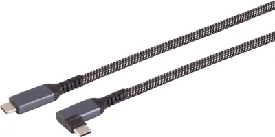 Immagine prodotto di S-Conn 14-75014 Cavo USB 1,5 m USB 3.2 Gen 2 (3.1 Gen 2) USB C Nero