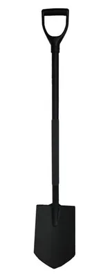 Image de Bêche pointue avec manche métallique, 120 cm