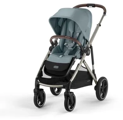 Zdjęcie produktu dla Cybex e-Gazelle S wózek spacerowyTaupe Frame Stormy Blue