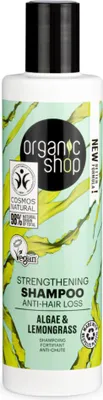 Obrázok produktu pre Organic Shop - Oživujúci šampón s riasami a citrónovou trávou - povzbudzujúci a regeneračný - 280 ml - 1 kus