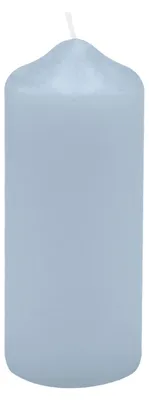 Produktbild von Spitzkopf Stumpen Kerzen Jeans Blau 12 x Ø 4 cm, 12 Stück (Neue Art.-Nr. 14403.34.012)