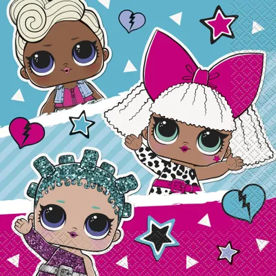 Produktbild von Servietten LOL Surprise! 16Stk./33x33cm