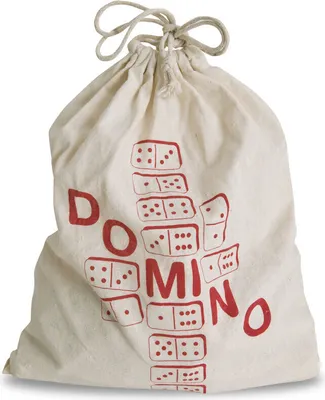 Produktbild von Bartl Domino XXL Steine Holz im Stoffsack 3926