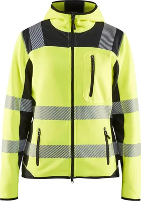 Produktbild von Blakläder® Damen High Vis Strickjacke High Vis 4967 2120 in div. Farben, Farbe:high vis gelb/schwarz, Größe:XS