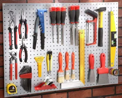 Produktbild von PGH Werkzeugaufhängung für Gerätehäuser Zubehör aus Metall in Silber